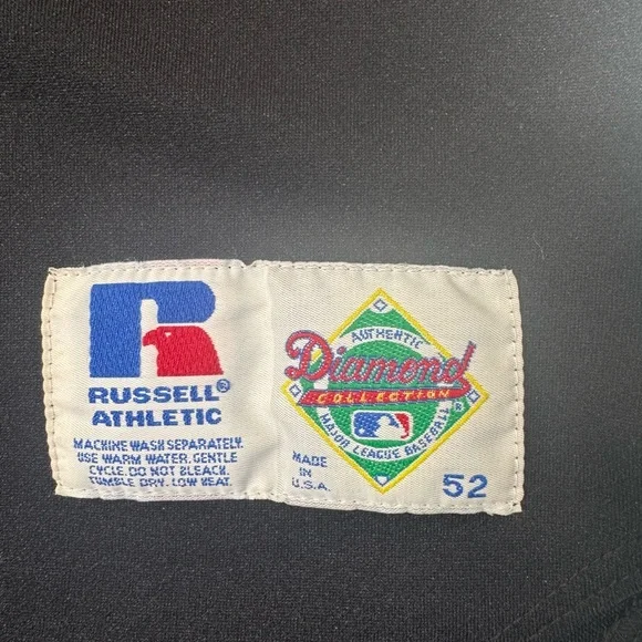 Vintage Russell Athletic Colorado Rockied Black Jersey sz 52 - Picture 4 of 5